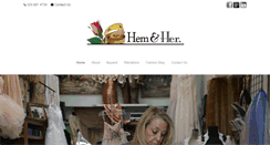 Desktop Screenshot of hemandherbridal.com