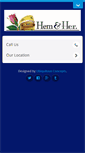 Mobile Screenshot of hemandherbridal.com